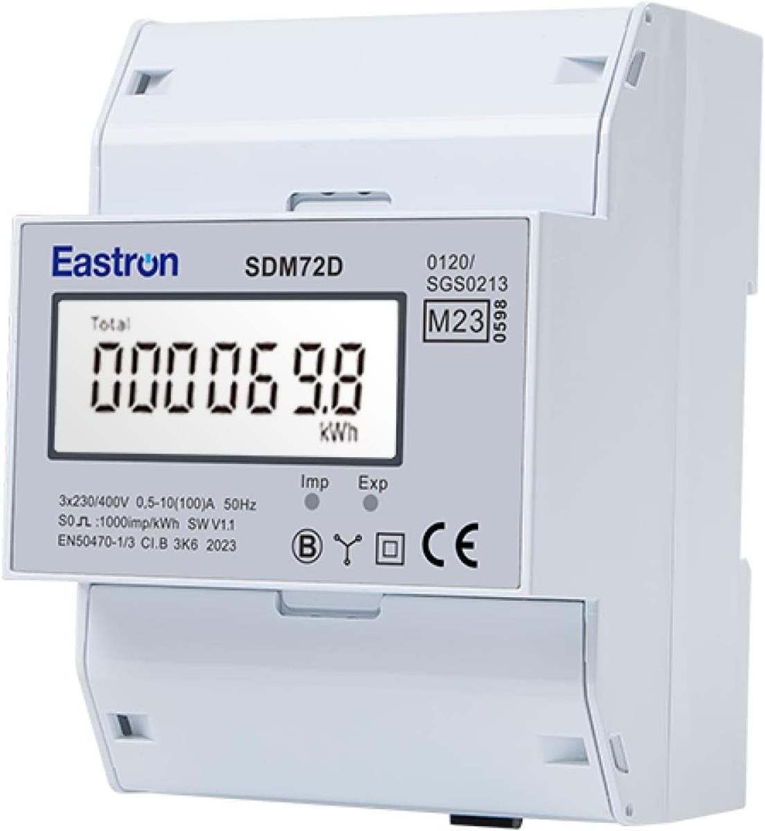 Eastron SDM72D 3-Fase Inline kWh Meter